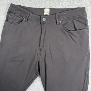 Swet Tailor Pants Mens 33x32 Gray Soft Stretch 5 Pocket Skinny Chinos